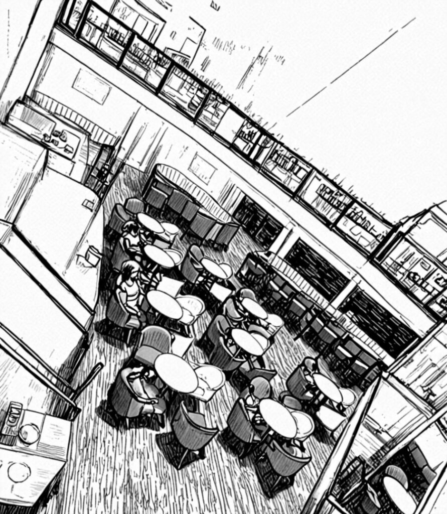 Cafe photo Sao Paulo main restaurant area